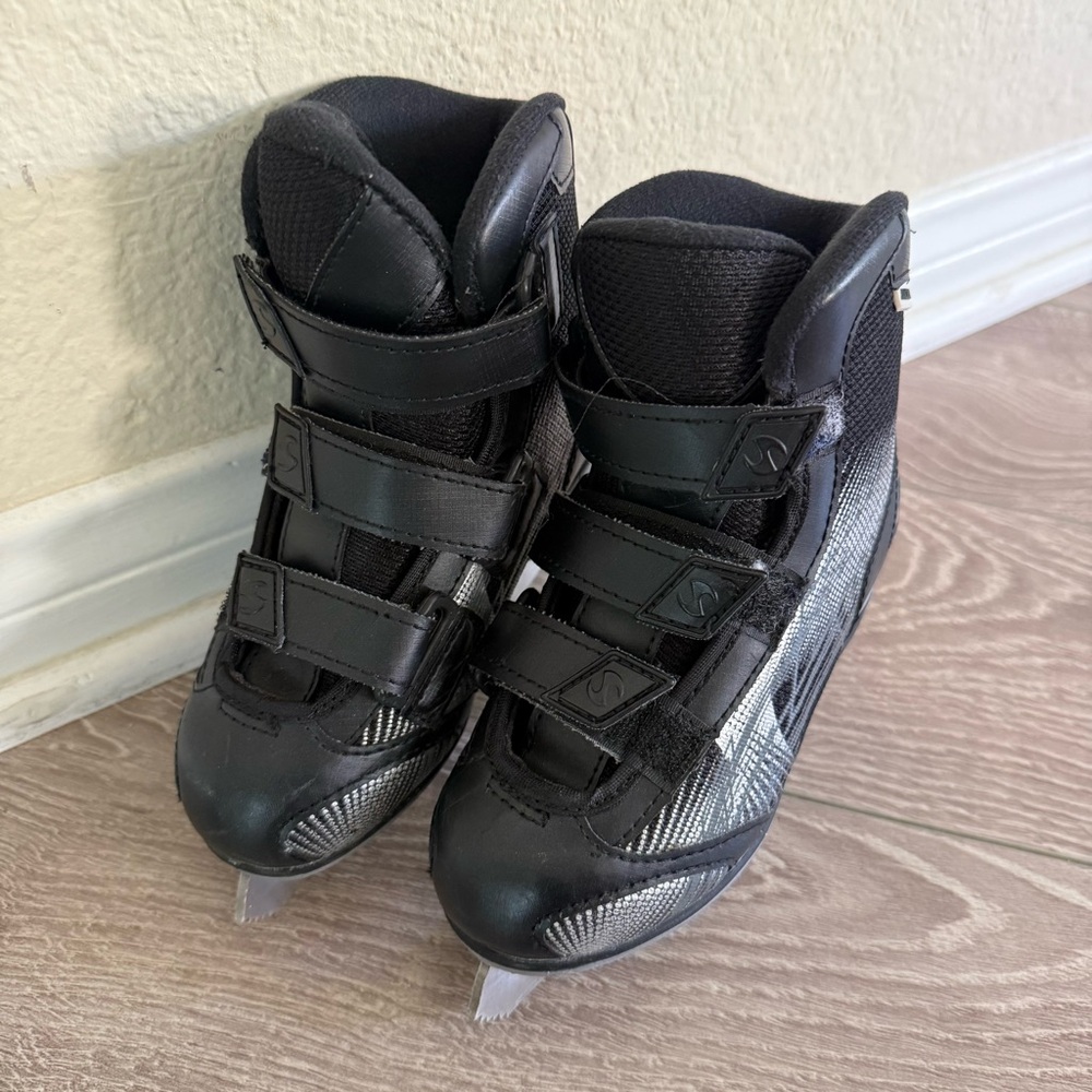 Jackson Softec Black Ice Skates Size 11J